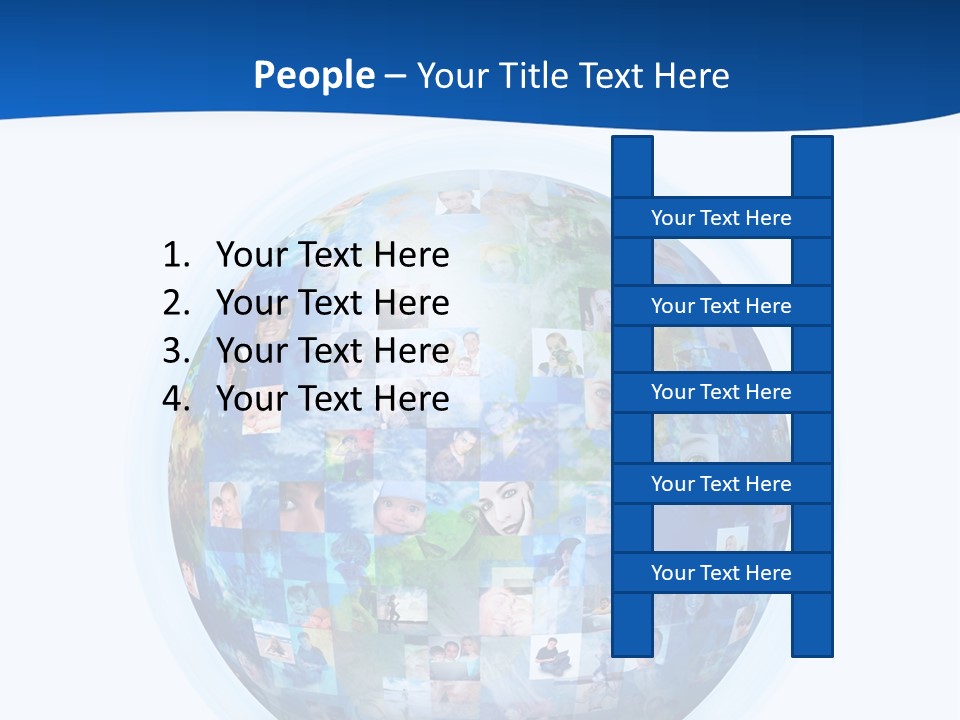 Friends Communication Map PowerPoint Template