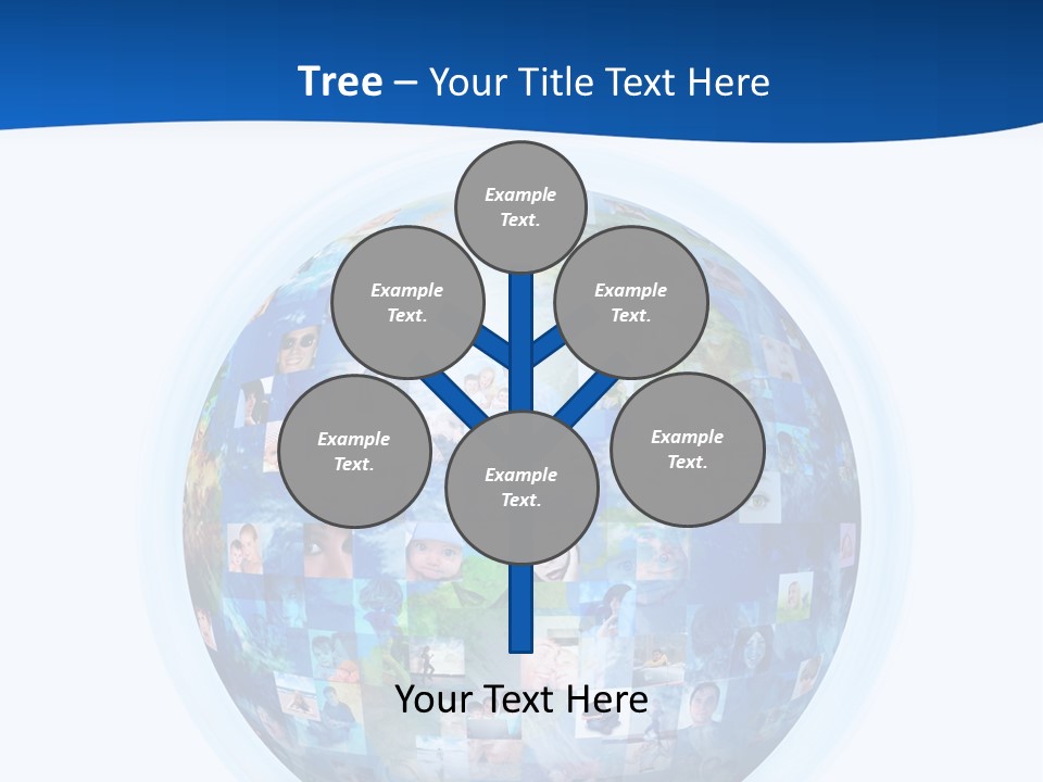 Friends Communication Map PowerPoint Template