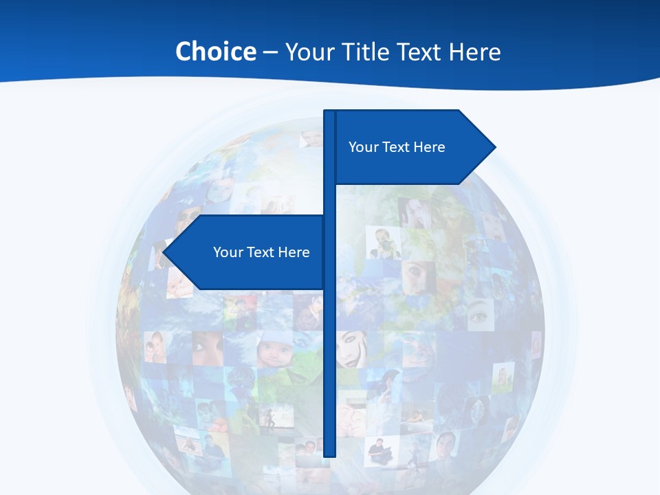 Friends Communication Map PowerPoint Template