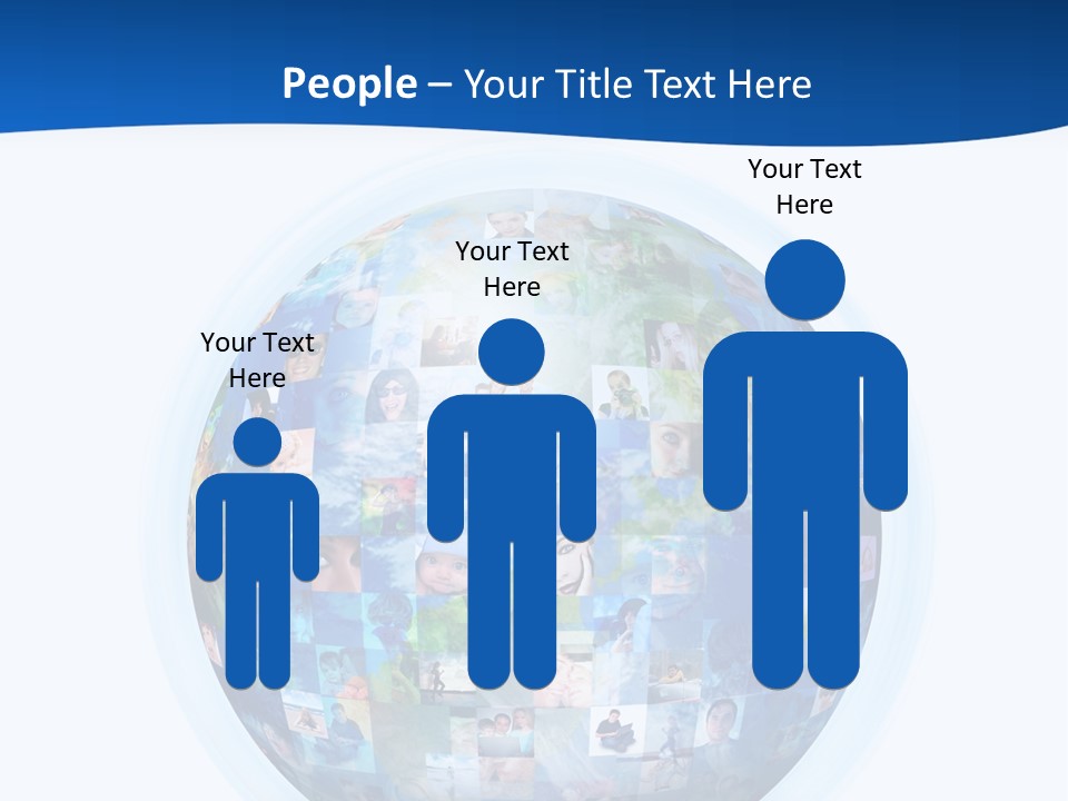 Friends Communication Map PowerPoint Template