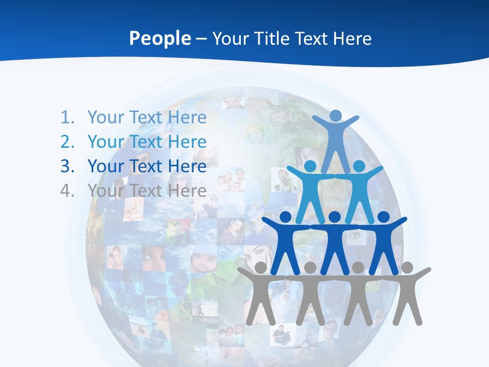 Friends Communication Map PowerPoint Template