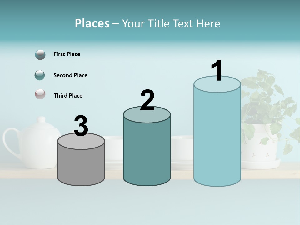 Shelf Coffee House PowerPoint Template