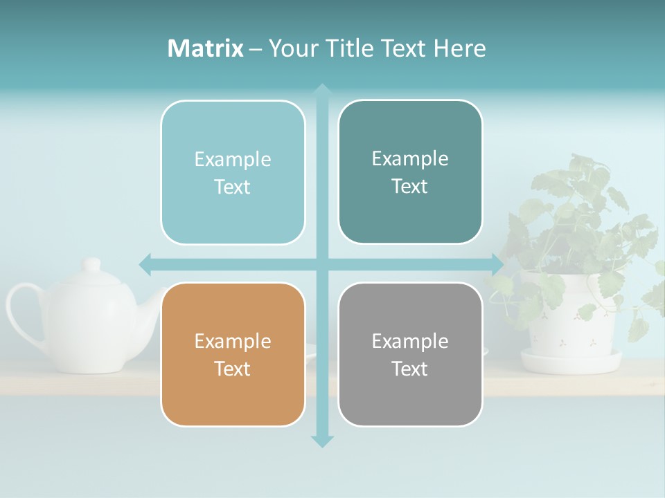 Shelf Coffee House PowerPoint Template