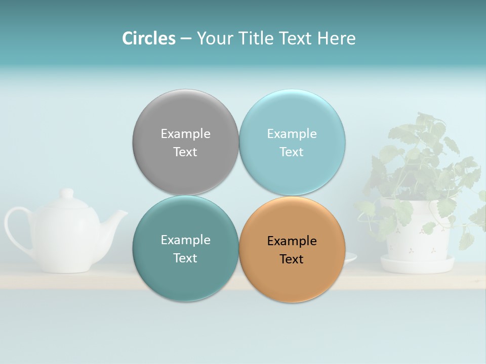 Shelf Coffee House PowerPoint Template