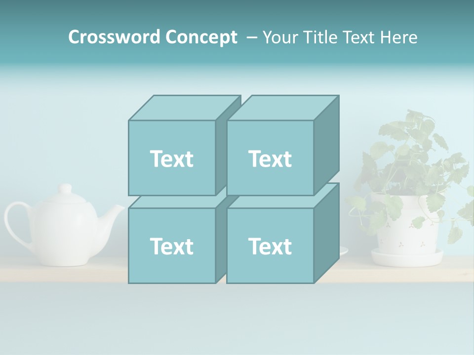 Shelf Coffee House PowerPoint Template