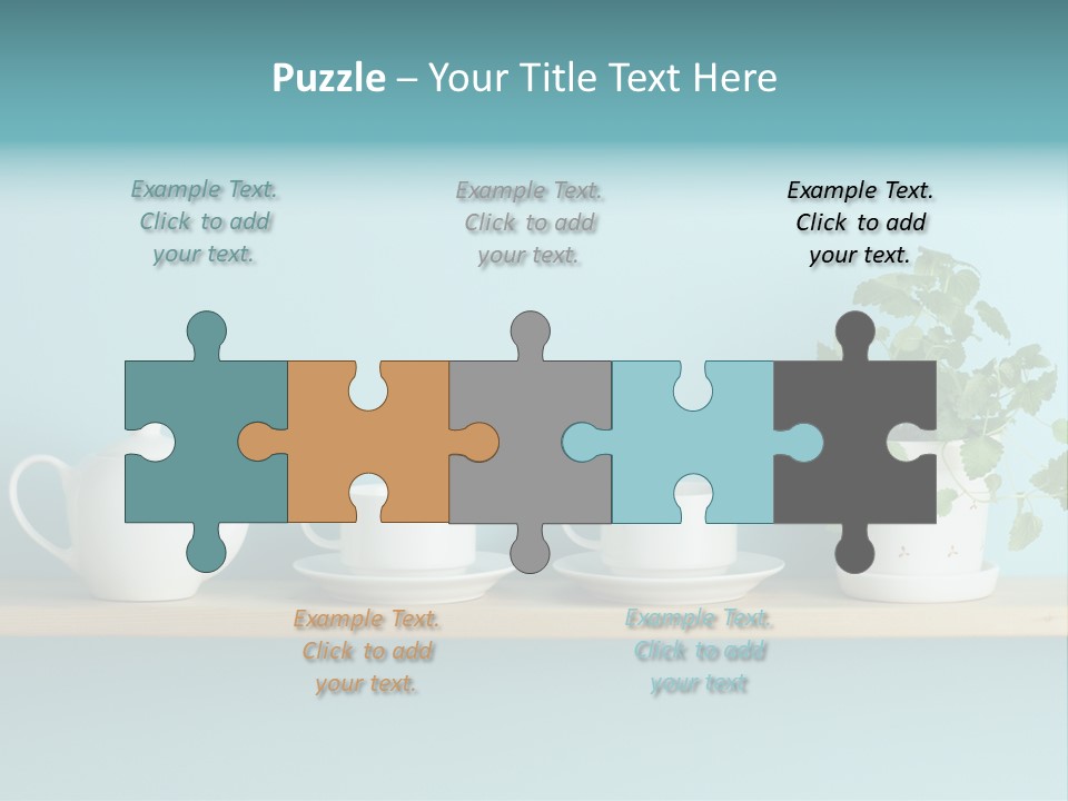 Shelf Coffee House PowerPoint Template