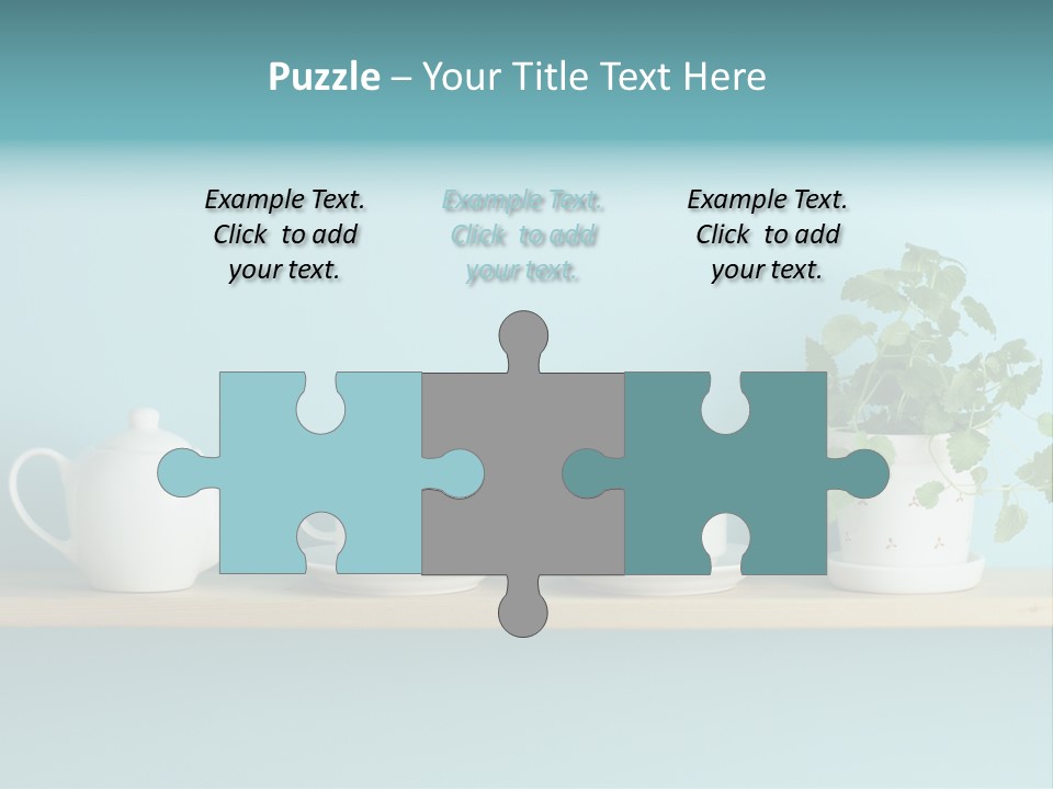 Shelf Coffee House PowerPoint Template