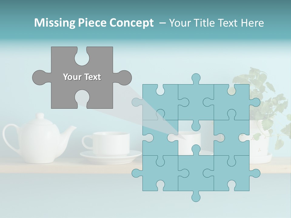 Shelf Coffee House PowerPoint Template