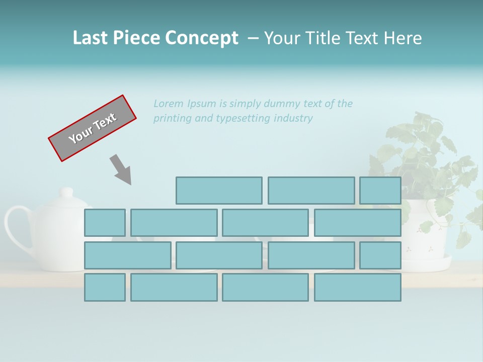 Shelf Coffee House PowerPoint Template