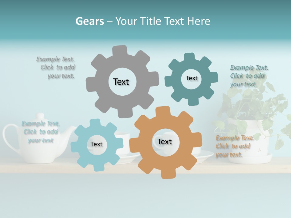 Shelf Coffee House PowerPoint Template