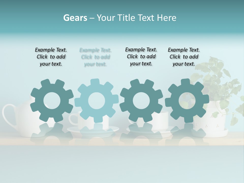 Shelf Coffee House PowerPoint Template