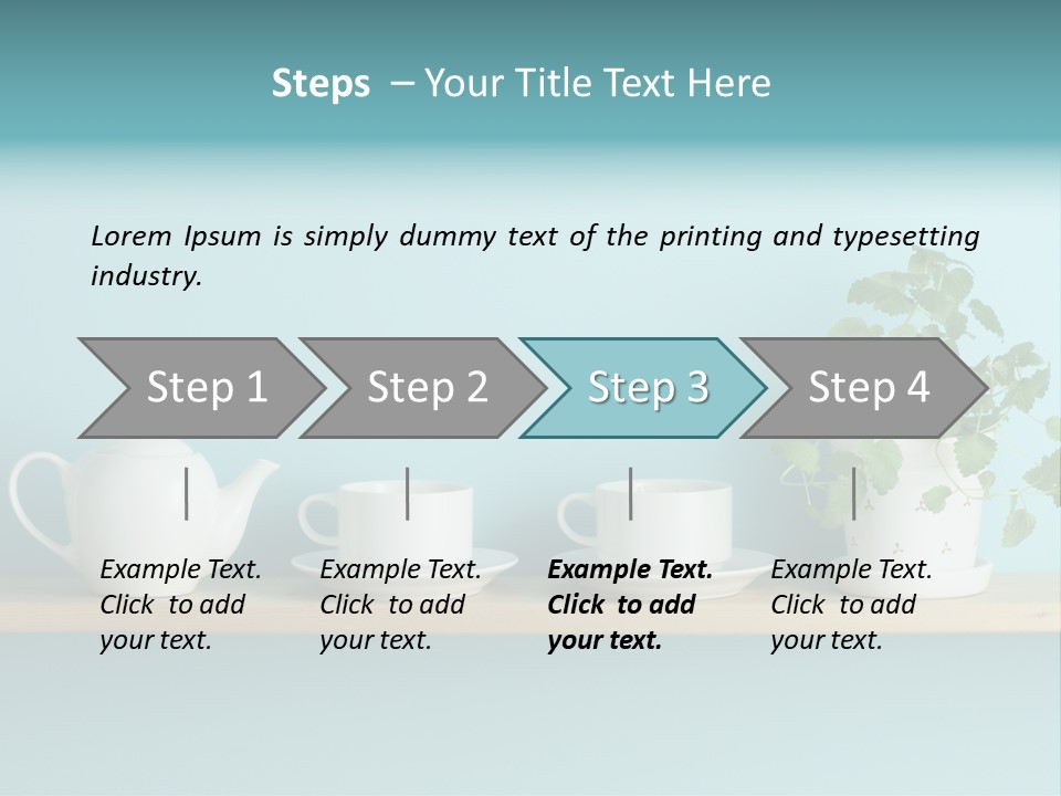 Shelf Coffee House PowerPoint Template
