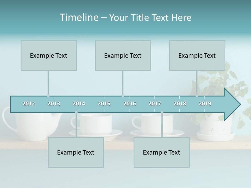 Shelf Coffee House PowerPoint Template