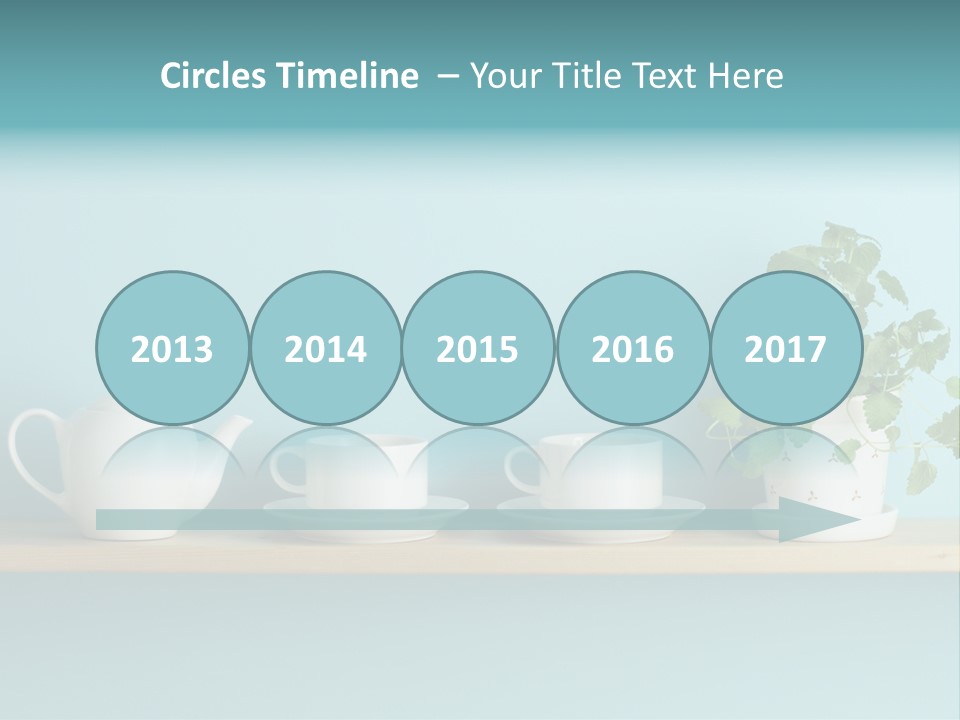 Shelf Coffee House PowerPoint Template