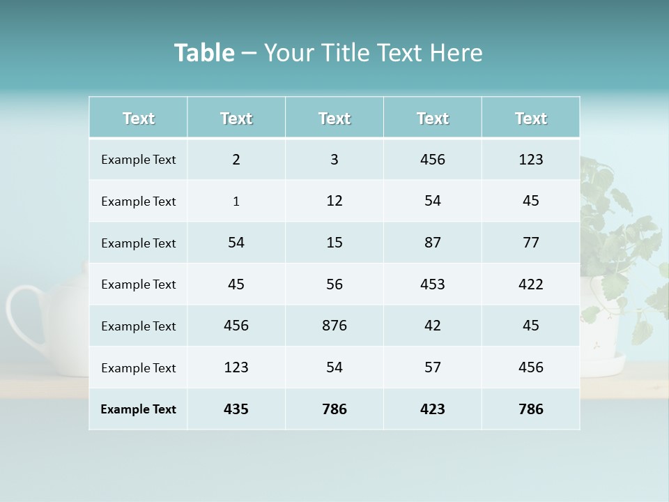 Shelf Coffee House PowerPoint Template