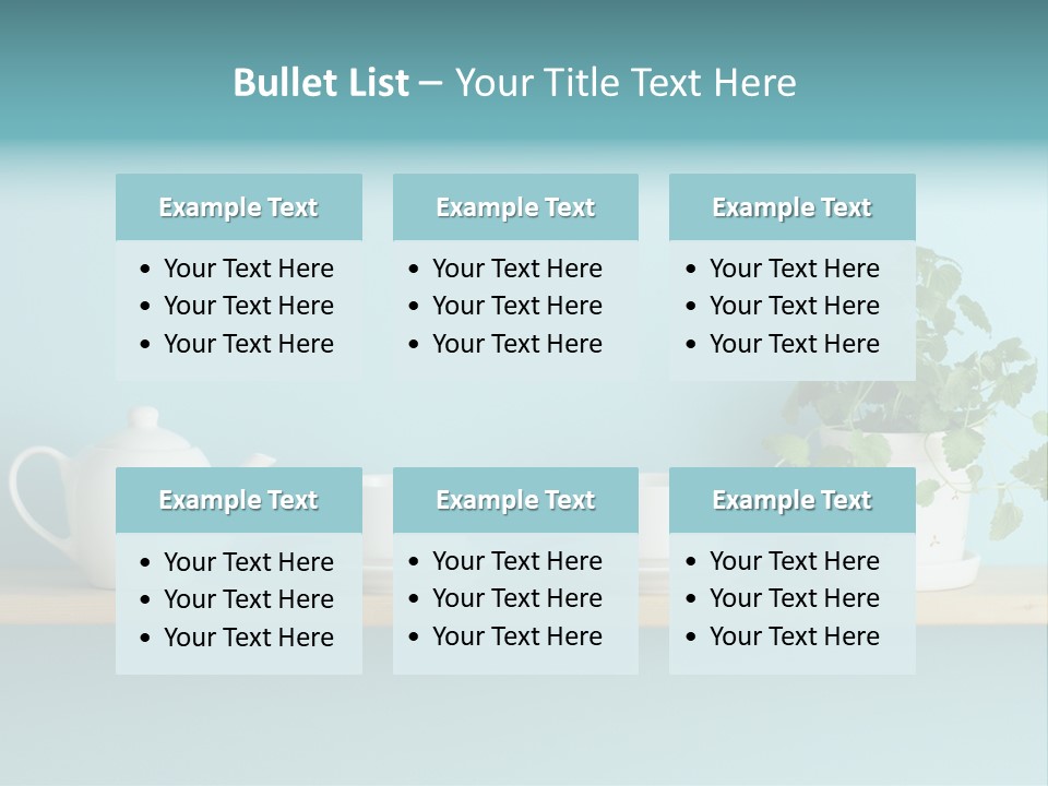 Shelf Coffee House PowerPoint Template
