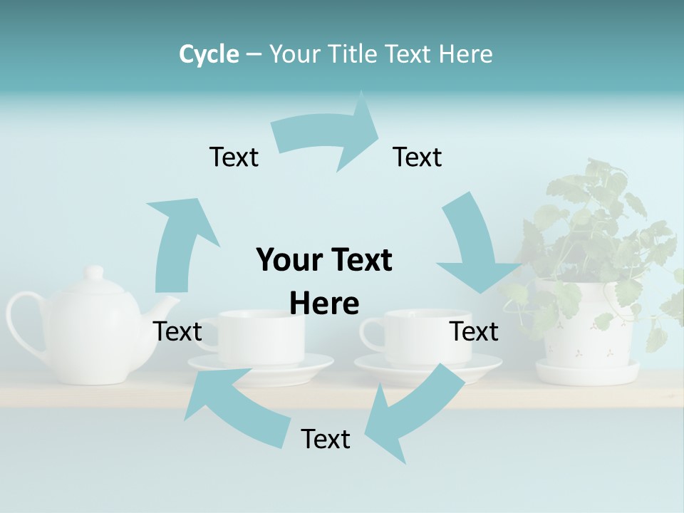 Shelf Coffee House PowerPoint Template