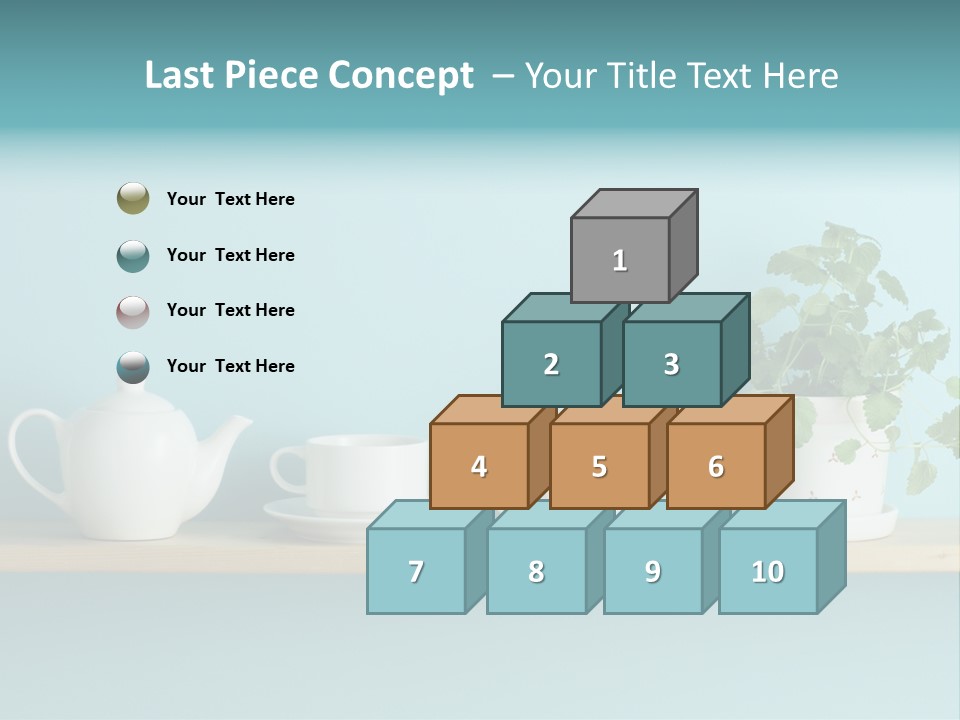 Shelf Coffee House PowerPoint Template