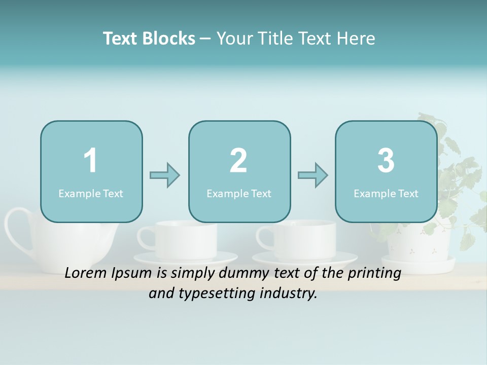 Shelf Coffee House PowerPoint Template