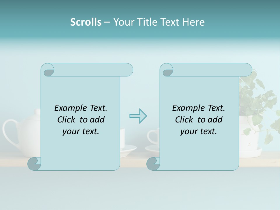 Shelf Coffee House PowerPoint Template