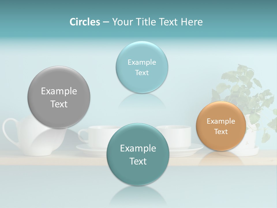 Shelf Coffee House PowerPoint Template