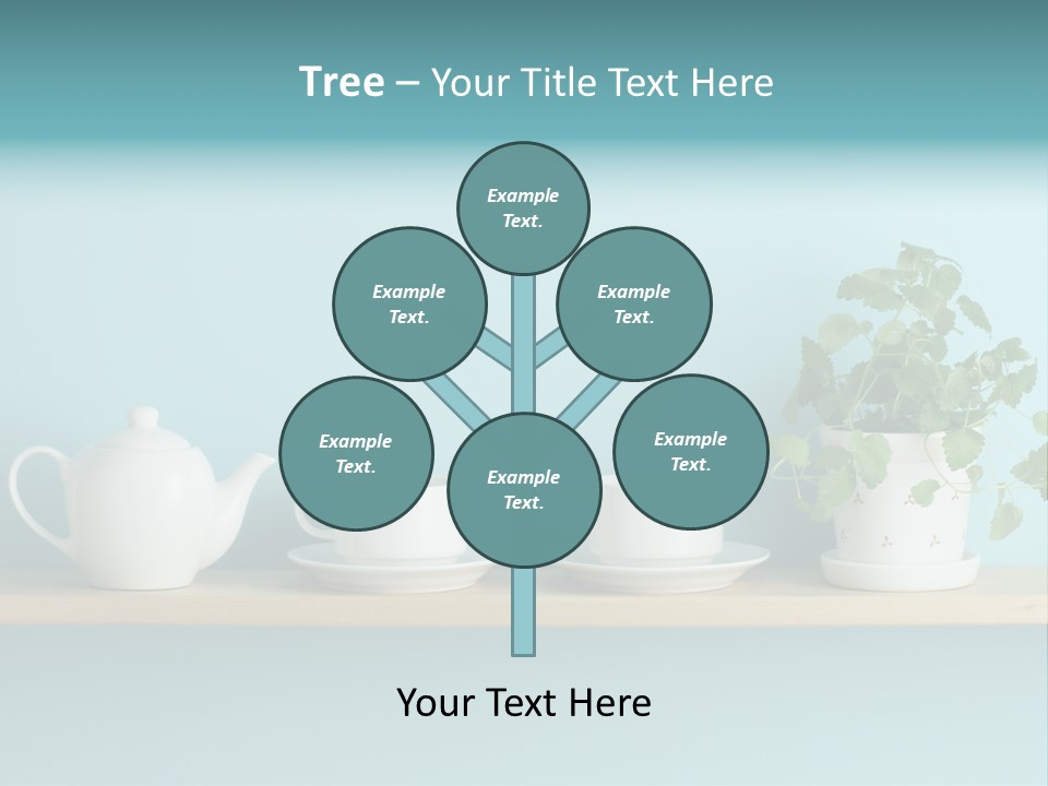 Shelf Coffee House PowerPoint Template