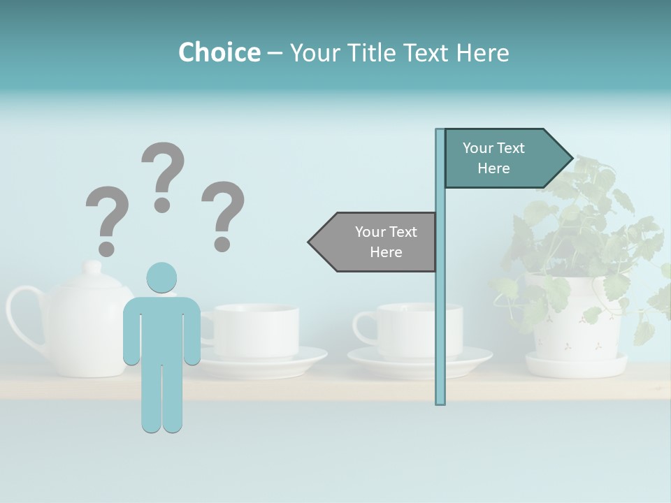 Shelf Coffee House PowerPoint Template