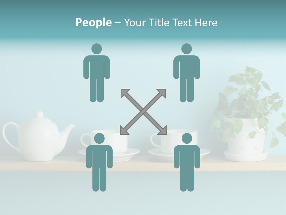 Shelf Coffee House PowerPoint Template