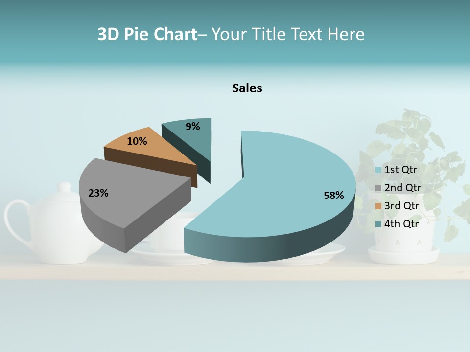 Shelf Coffee House PowerPoint Template