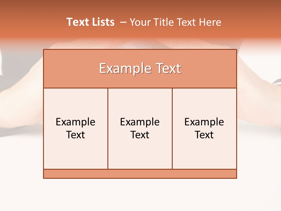 Gold Hand Ceiling PowerPoint Template