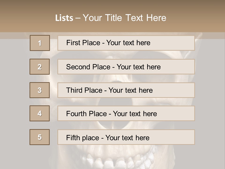 Gothic Isolated Halloween PowerPoint Template
