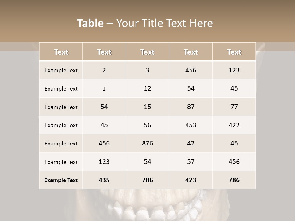 Gothic Isolated Halloween PowerPoint Template