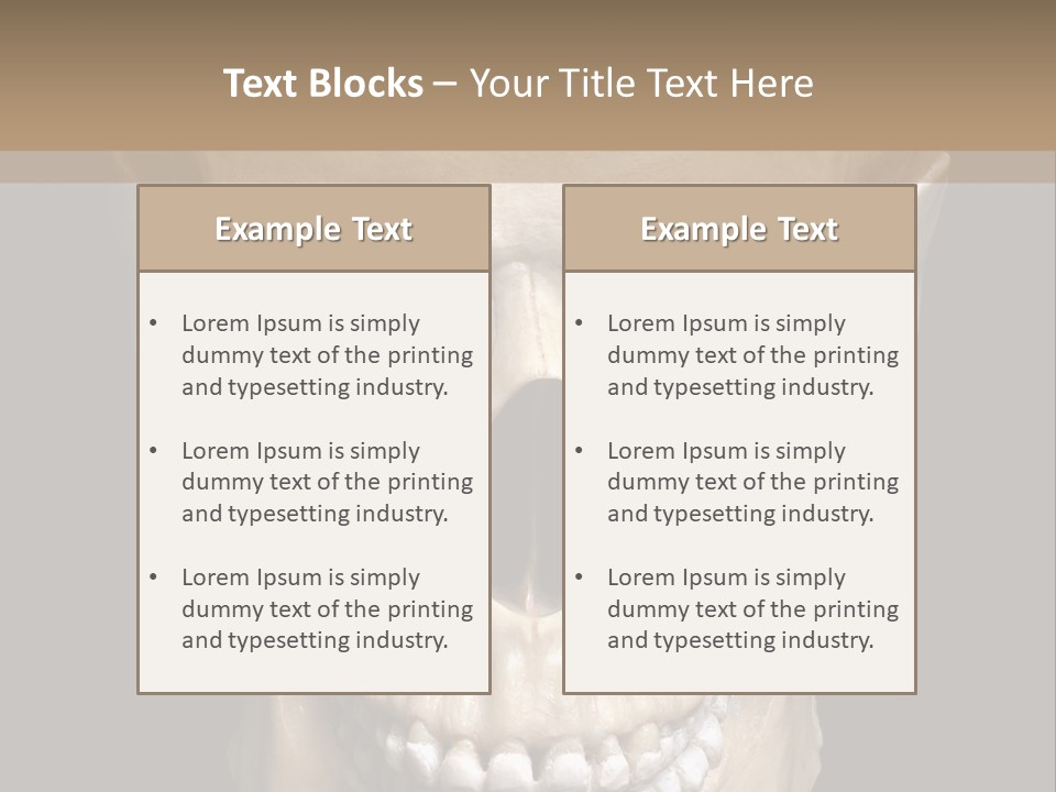Gothic Isolated Halloween PowerPoint Template