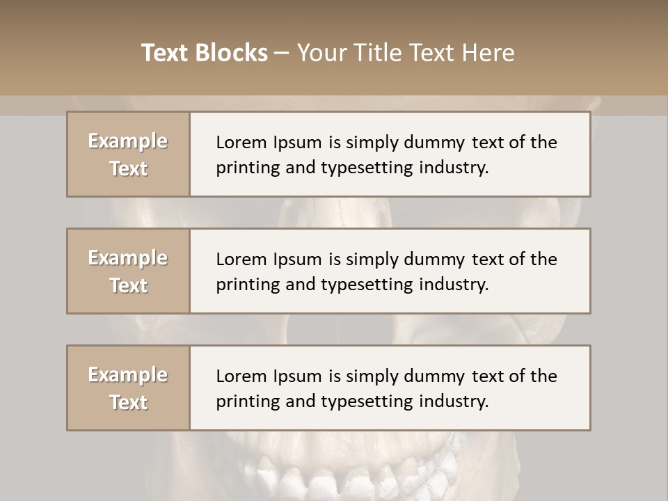 Gothic Isolated Halloween PowerPoint Template