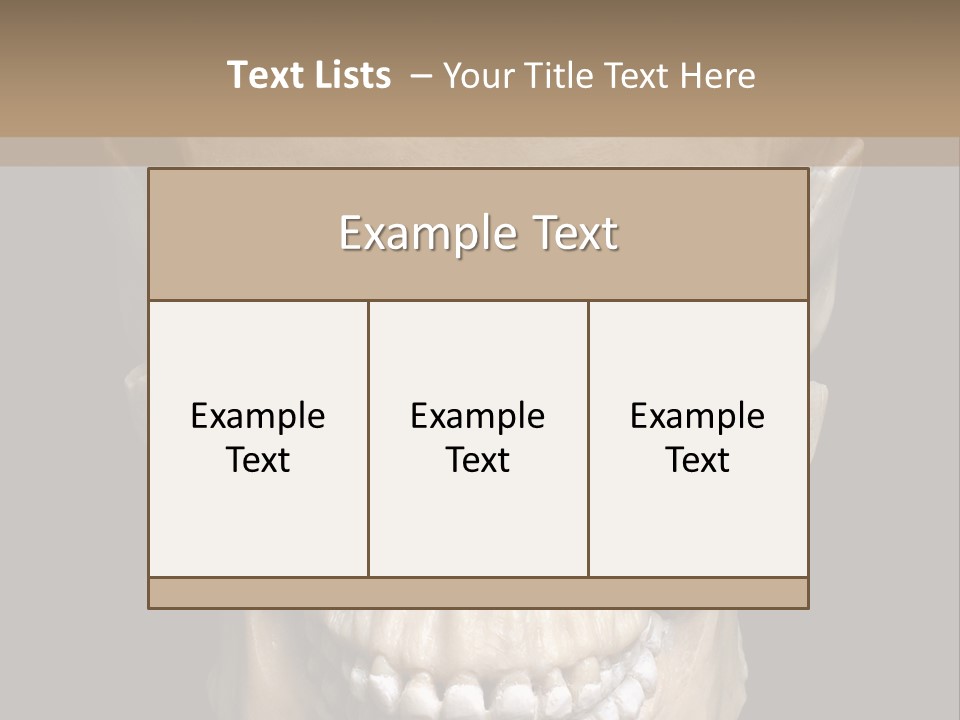Gothic Isolated Halloween PowerPoint Template