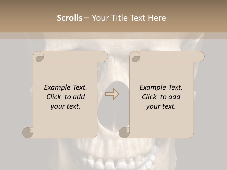 Gothic Isolated Halloween PowerPoint Template