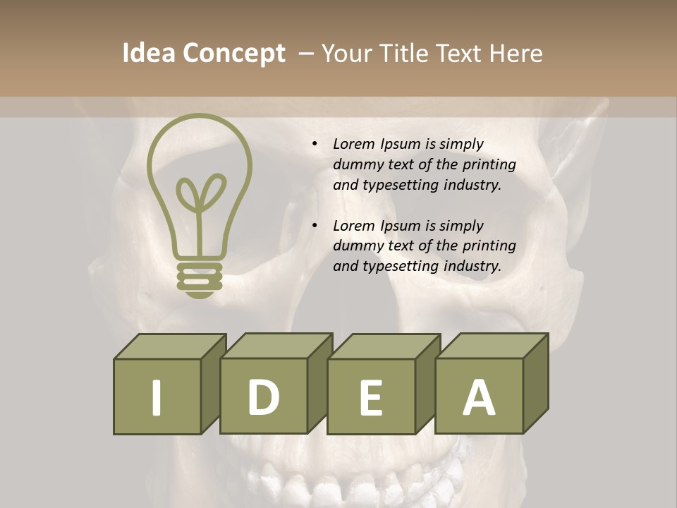 Gothic Isolated Halloween PowerPoint Template