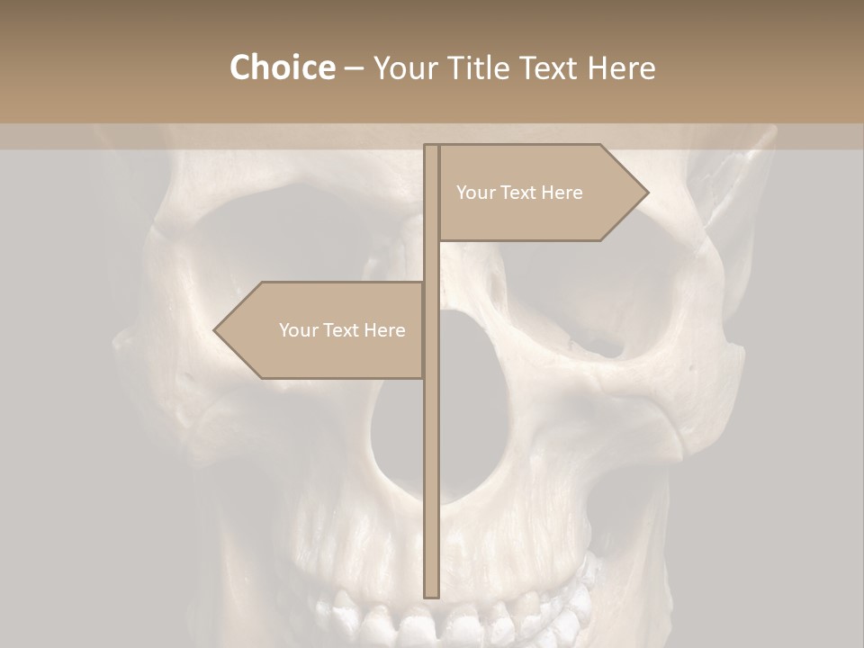 Gothic Isolated Halloween PowerPoint Template