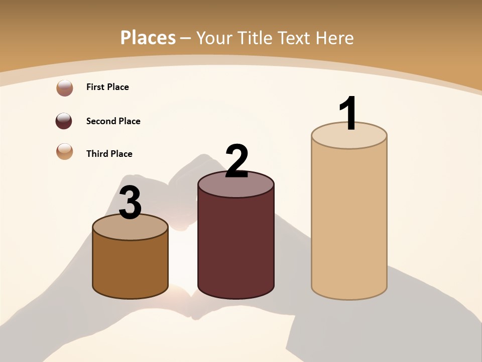 Couple Sky Hands PowerPoint Template