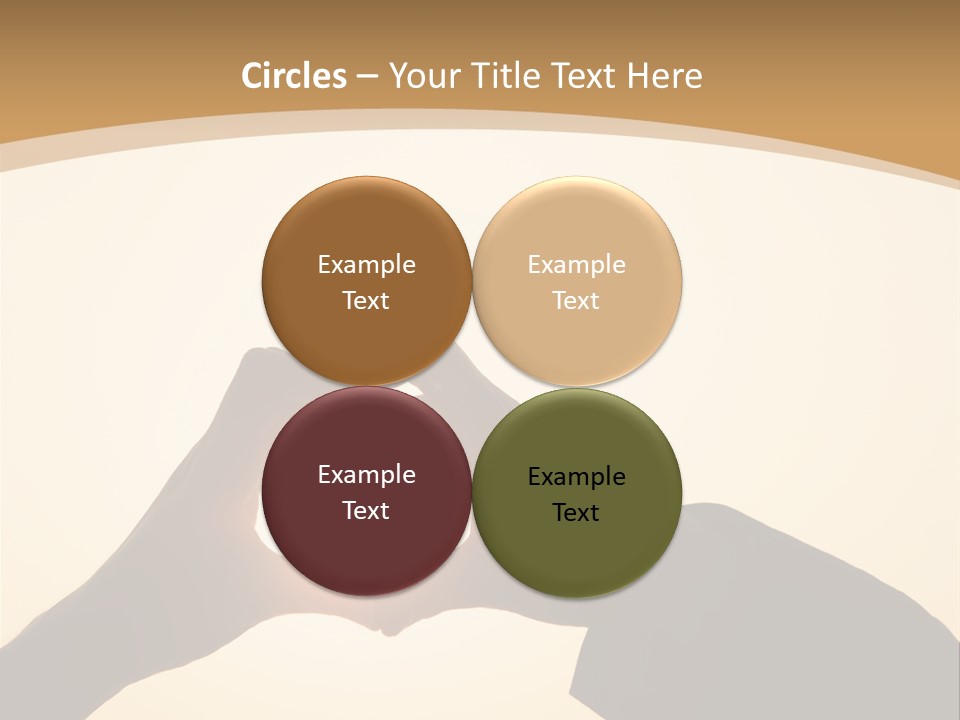 Couple Sky Hands PowerPoint Template