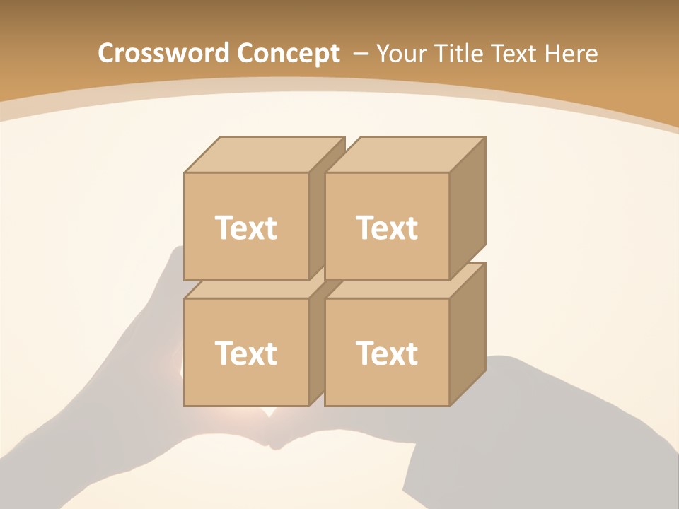 Couple Sky Hands PowerPoint Template