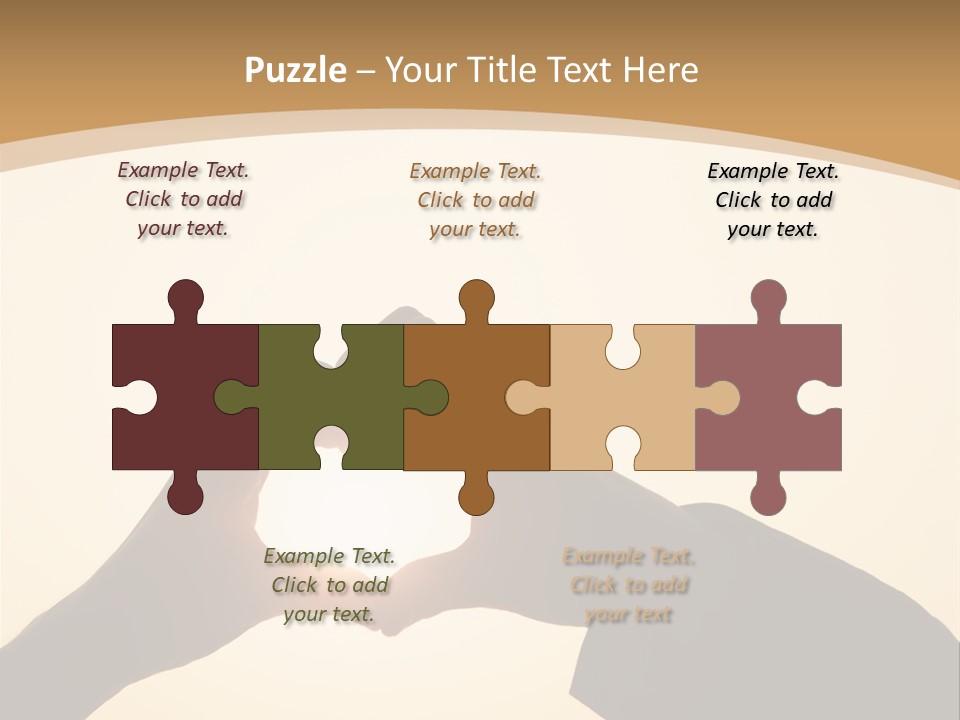 Couple Sky Hands PowerPoint Template