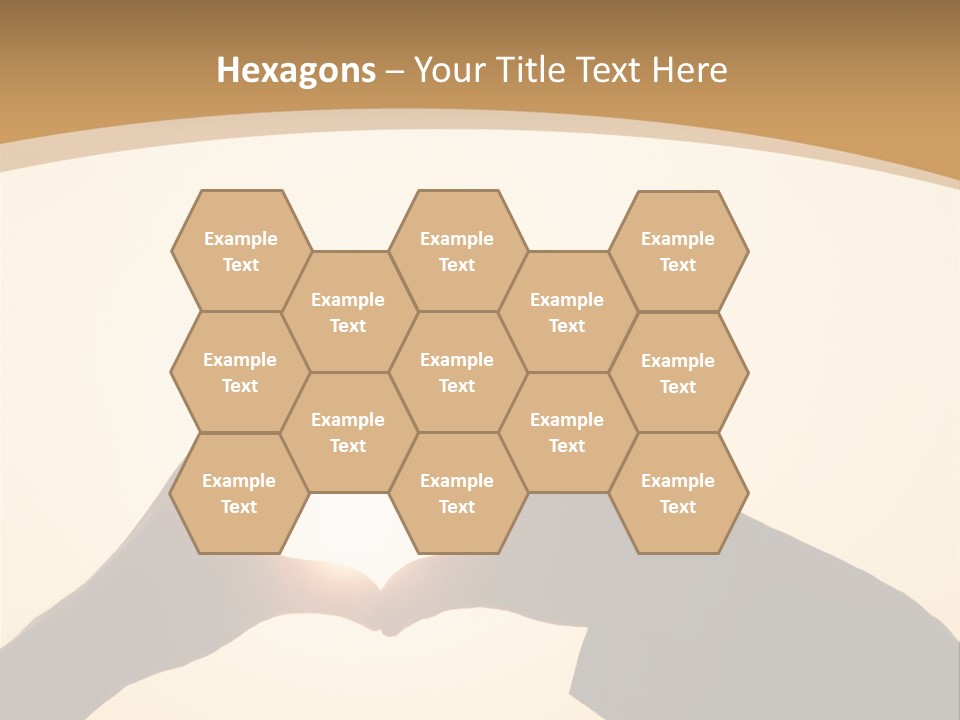 Couple Sky Hands PowerPoint Template