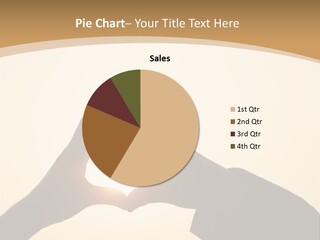 Couple Sky Hands PowerPoint Template