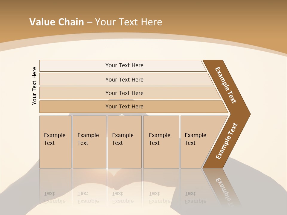 Couple Sky Hands PowerPoint Template