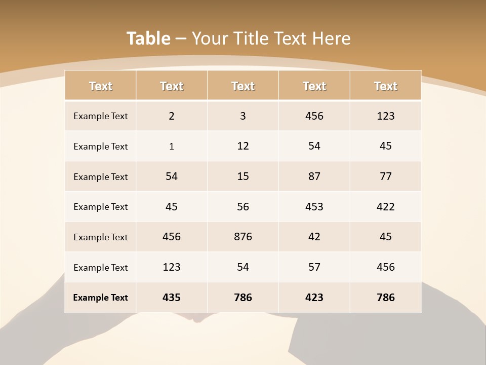 Couple Sky Hands PowerPoint Template