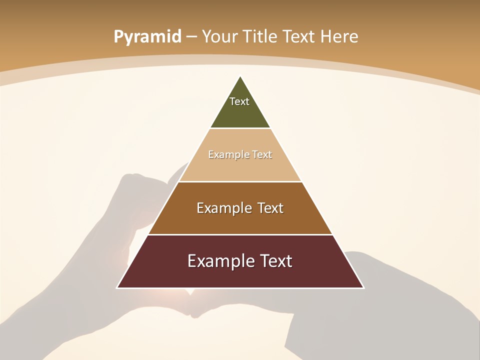 Couple Sky Hands PowerPoint Template