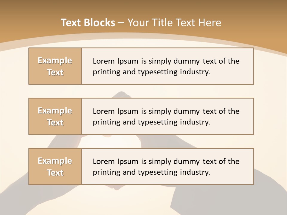 Couple Sky Hands PowerPoint Template