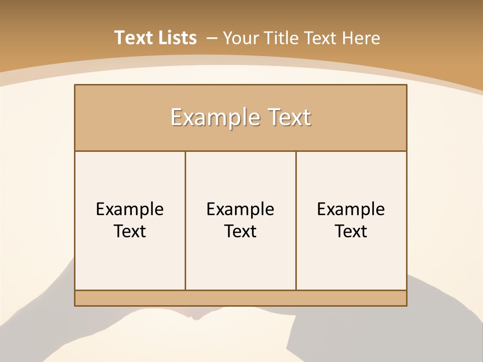 Couple Sky Hands PowerPoint Template