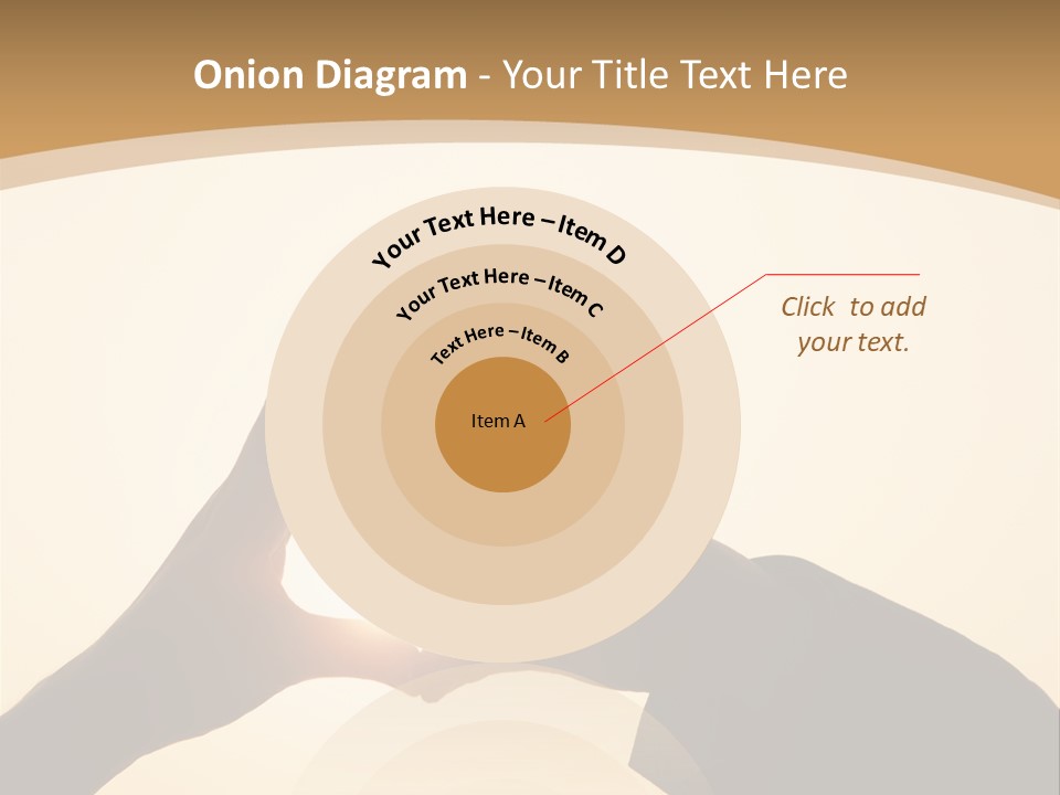 Couple Sky Hands PowerPoint Template